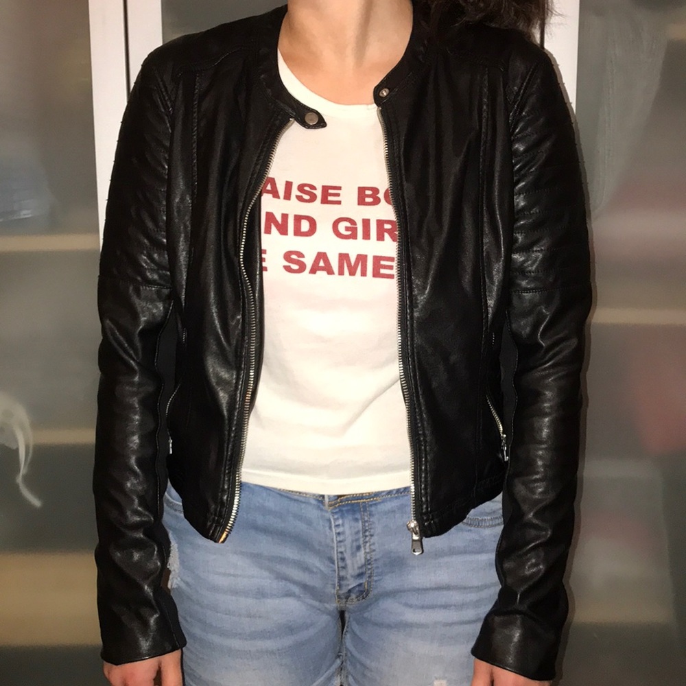 Leather jacket